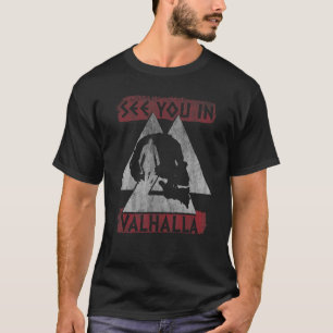 T-shirt À Valhalla Ragnar Valknut Vikings