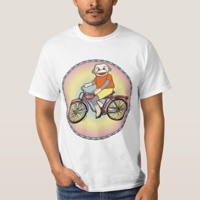 T-Shirt à vélo Pedal Monkey (Devant)