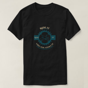T-shirt à vélo, t-shirt à vélo amusant