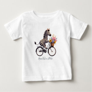 T-Shirt à vélo Zebra
