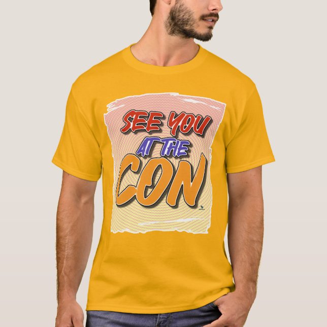 T-shirt À Voir : Con Comic Theme Motto (Devant)