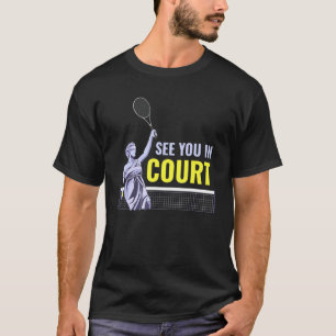 T-shirt A Voir En Court Tennis