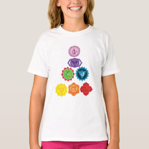 T-Shirt à volants Sept Chakras