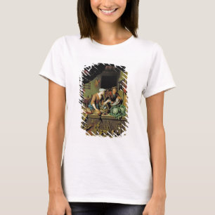 T-shirt A Woman and a Fish Peddler, 1713 (oil panel)