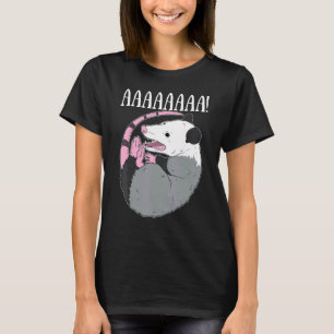 T-shirt Aaaaa Criant Possum Mème Trash Dead Opossum