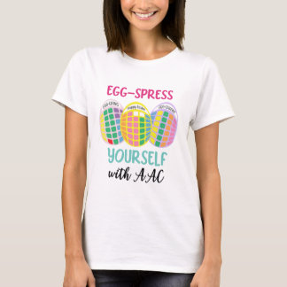 T-shirt AAC chemise 'EGG spress you' OEufs de Pâques desig