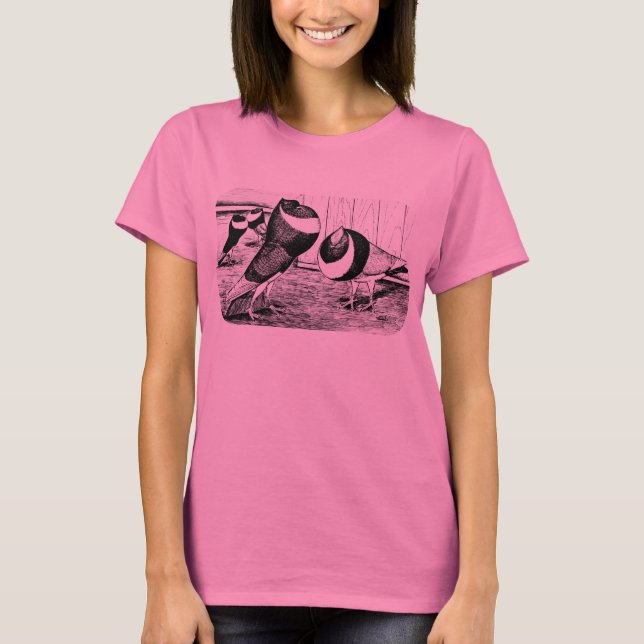 T-shirt Aachen Band Cropper Pigeons (Devant)