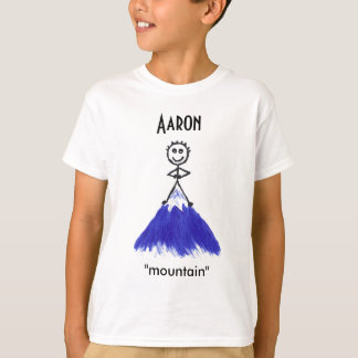 T-shirt Aaron nom signifiant