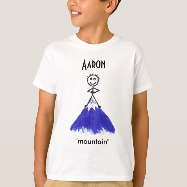 T-shirt Aaron nom signifiant (Devant)
