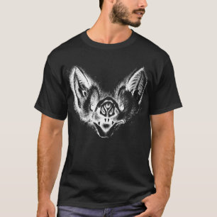T-shirt Aart Vampire Bat Noir négatif