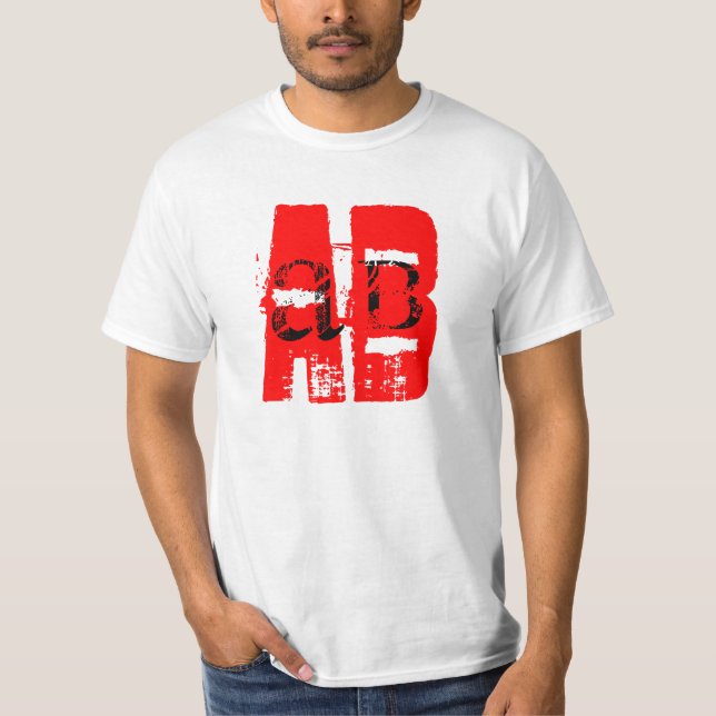 T-shirt AB- Tee - shirt du groupe sanguin (Devant)