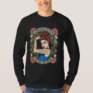 T-shirt Abandonner N'Est Pas Une Option Forte Femme Powe