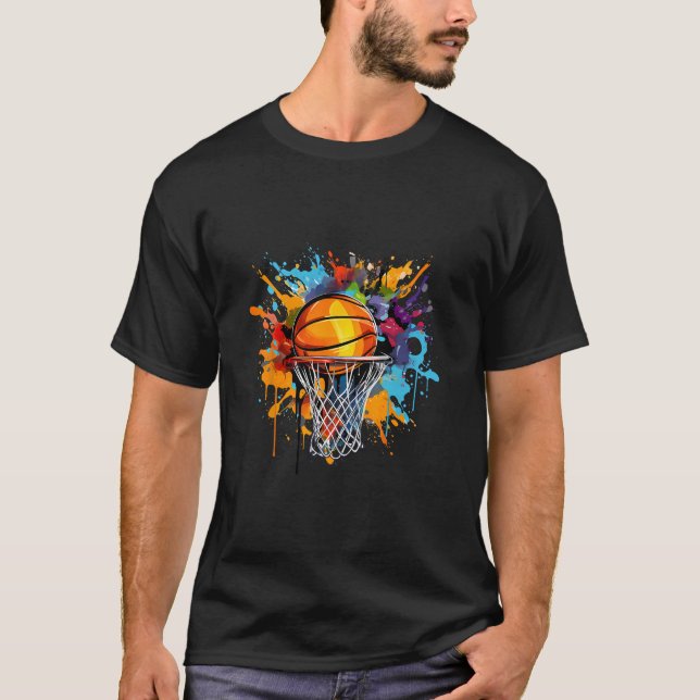 T-shirt Äbäsketllco. Colorful Sketll Graphic  (Devant)
