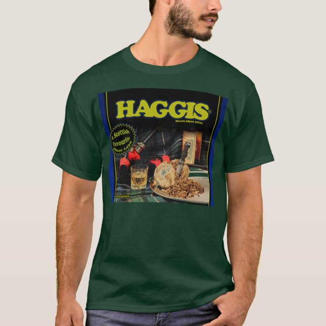 T-shirt Abats de moutons de marque de Haggis (Devant)
