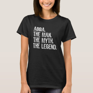 T-shirt Abba L'Homme Le Mythe La Légende Cool Drôle