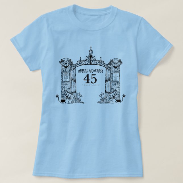 T-shirt ABBÉ 45 années plus tard (Design devant)