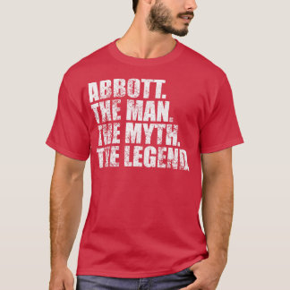 T-shirt Abbott Abbott Nom de famille Abbott Nom de famille