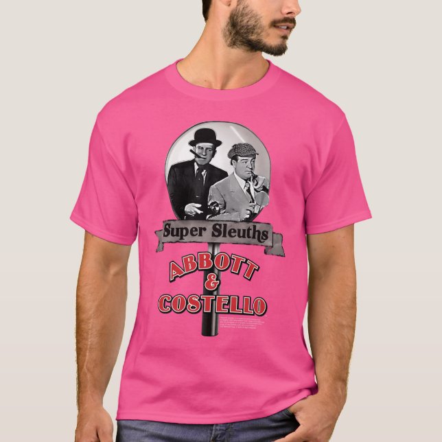 T-shirt Abbott Et Costello Super Sleuths (Devant)