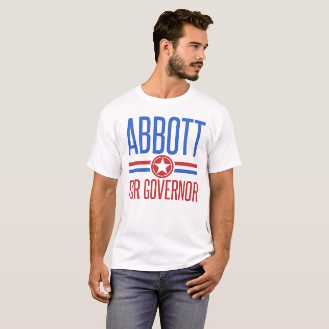 T-SHIRT ABBOTT POUR GOUVERNEUR (Devant entier)