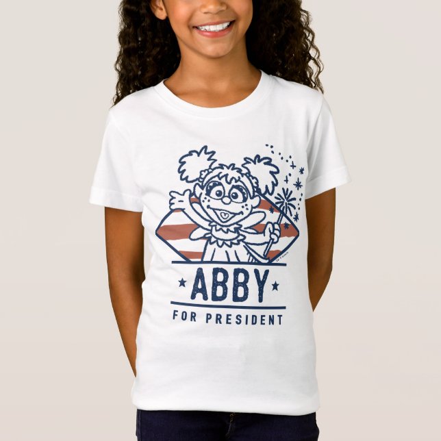 T-Shirt Abby Pour Président (Devant)