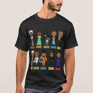 T-shirt ABC du Mois de l'histoire des Noirs Fierté Femmes