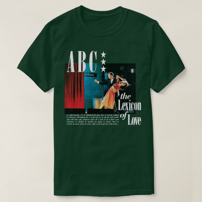 T-shirt ABC Le Lexique de l'amour (Design devant)