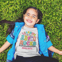 T-shirt abc retour à l'école rétro mignon