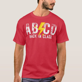 T-shirt ABCD Retour dans la classe 5
