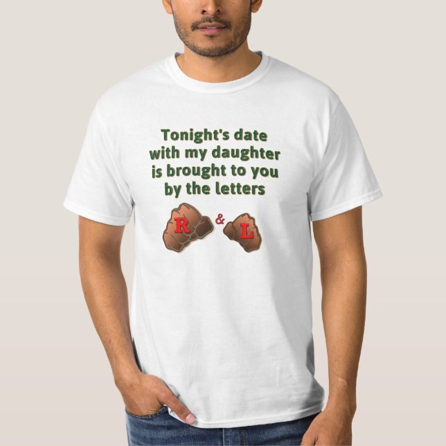 T-shirt ABC's of Dating my Daughter (Devant)