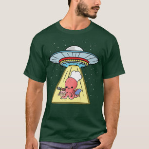 T-shirt Abduction De Poulpe À Cuisson