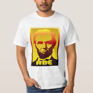 T-shirt Abe Lincoln - Pop Art Abe Lincoln Portrait - Chemi