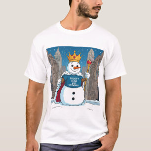 T-shirt Abe Snowman - Frosty King de Chicago