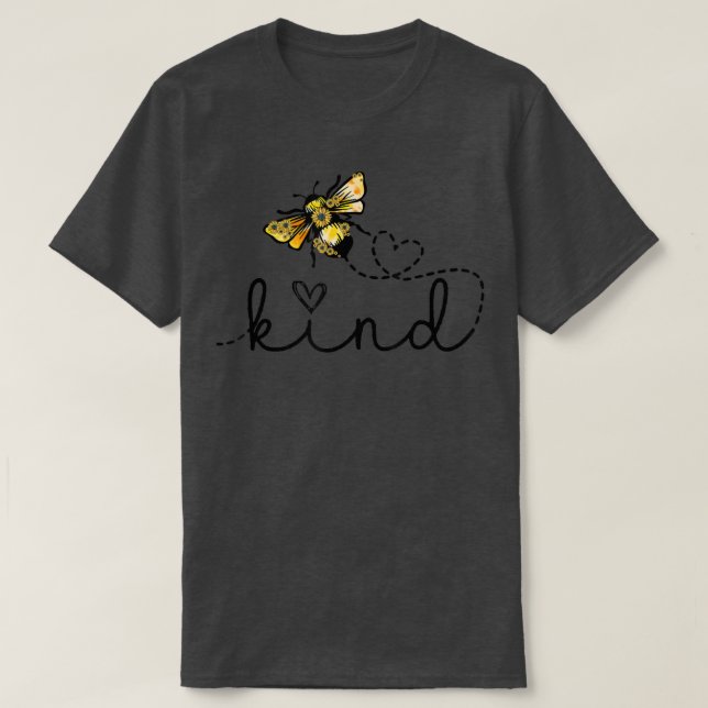 T-shirt Abee Genre Tournesol Coeur Aimer Kindness Kinder H (Design devant)