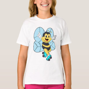 T-shirt Abeille à roulettes