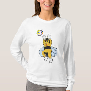 T-shirt Abeille aux sports de volley-ball