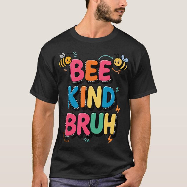 T-shirt Abeille Bumble Bee Kindness Girls Garçons (Devant)