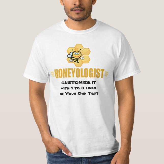 T-shirt Abeille de miel amusante (Devant)