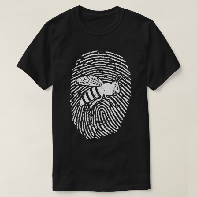 T-shirt Abeille de miel gardien d'abeilles (Design devant)