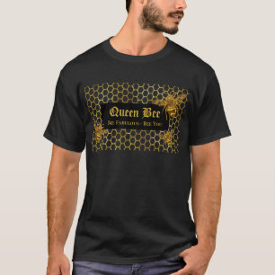 T-shirt Abeille d'or noir moderne Fabrique Abeille vous Re