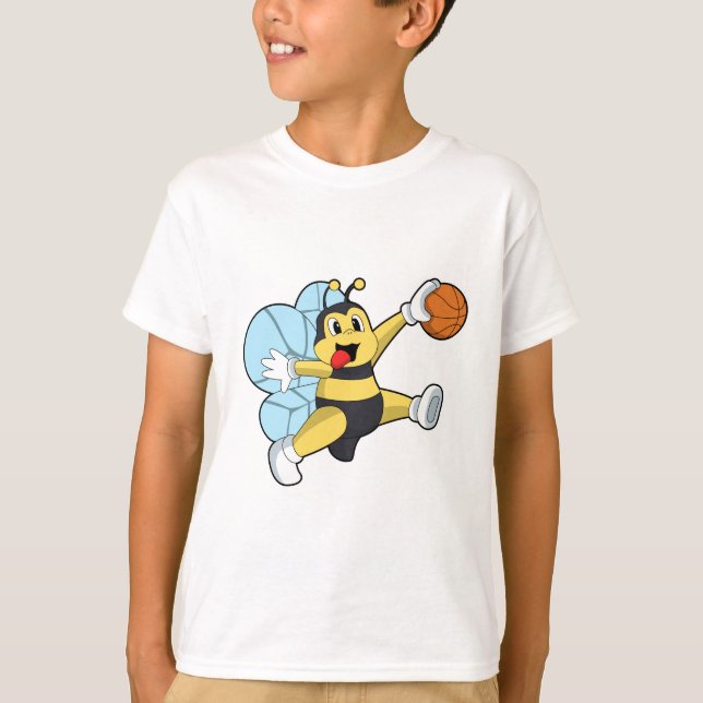 T-shirt Abeille en tant que joueur de basket-ball avec Bas (Devant)