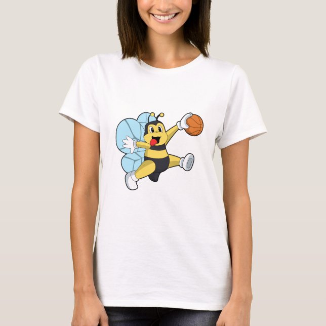 T-shirt Abeille en tant que joueur de basket-ball avec Bas (Devant)