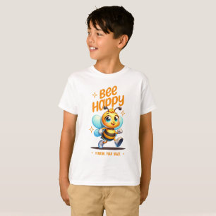 T-shirt Abeille Heureuse Suivez Votre Bourdonnement Miel