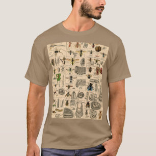 T-shirt Abeille Insecte Bug Wasp Nature Peinture des abeil