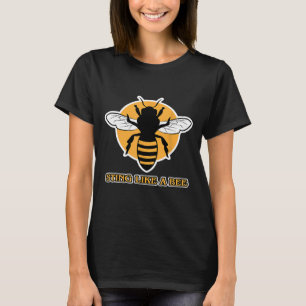 T-shirt Abeille Pour Les Femmes Et Les Hommes Qui Chantent