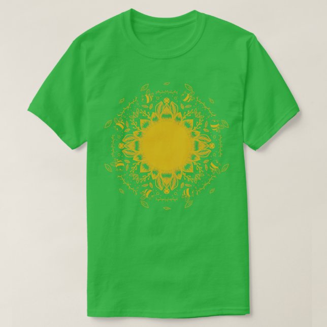 T-shirt Abeille sur un tournesol 1 (Design devant)