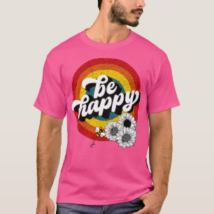 T-shirt Abeille Sur Un Tournesol Bonne Citation