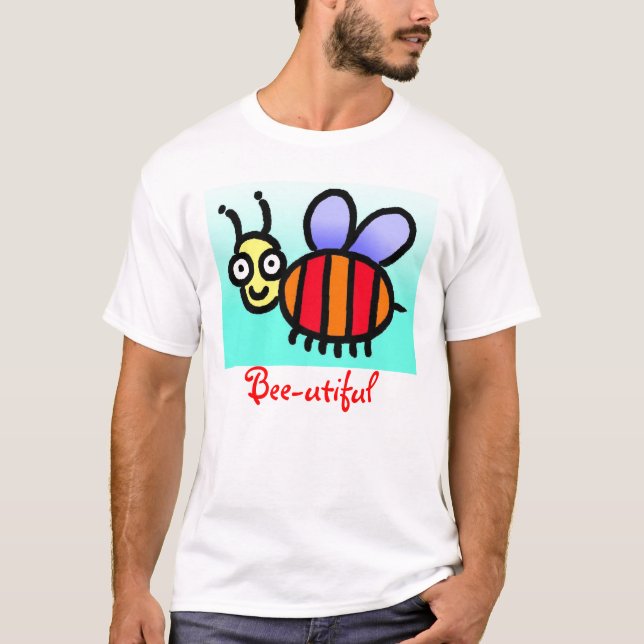 T-shirt Abeille-utiful (Devant)