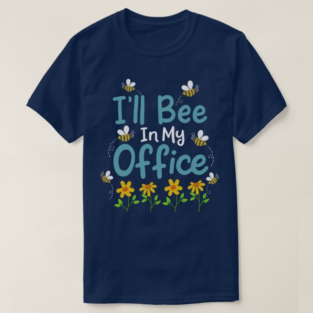 T-shirt Abeilles à fleurs de jardiner (Design devant)