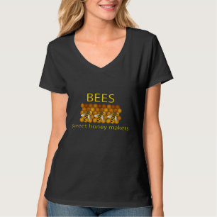 T-shirt Abeilles Abeilles Fabriques de miel doux