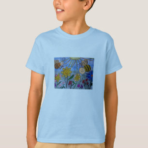 T-shirt Abeilles et fleurs de miel